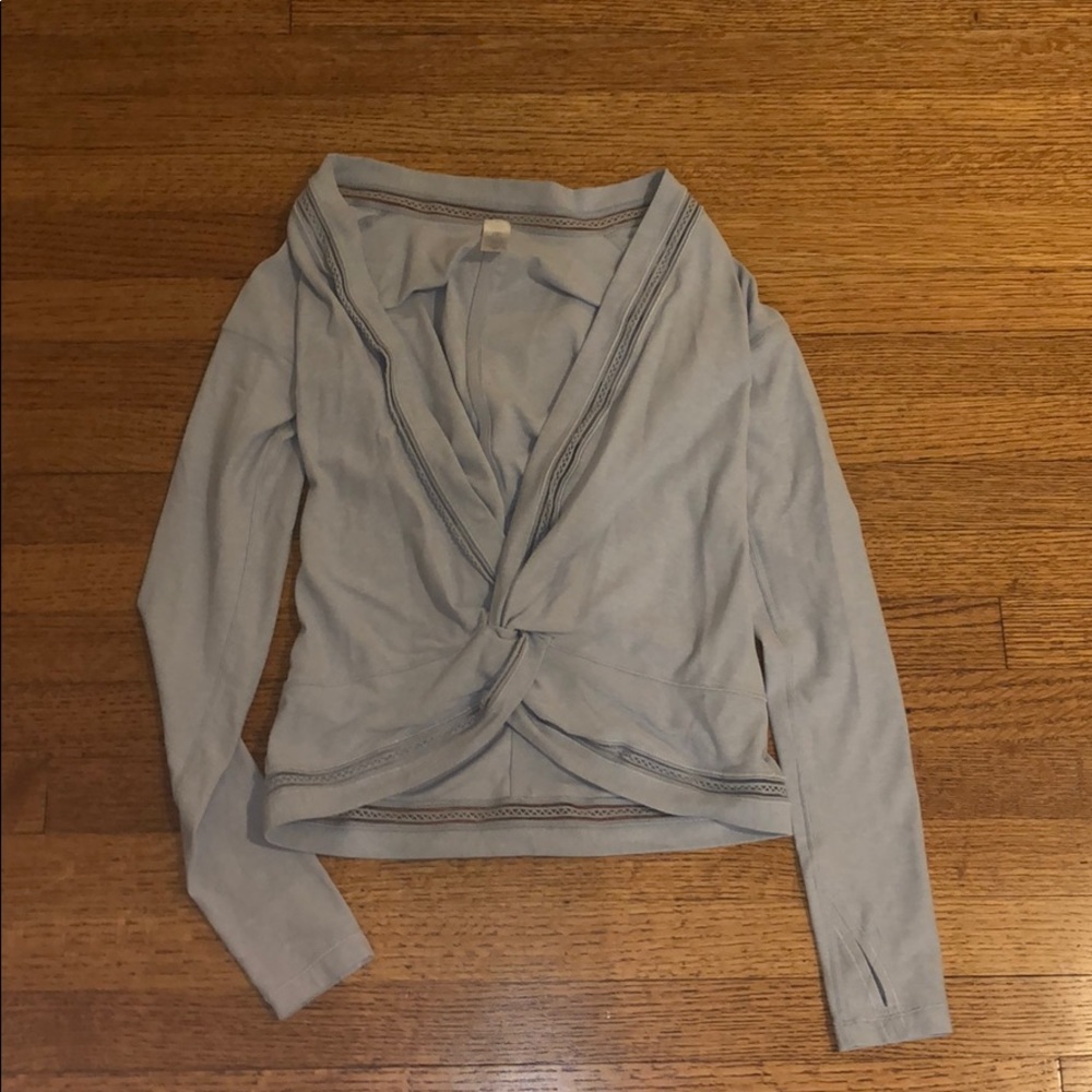 GIRLS IVIVVA LIGHT GREY CARDIGAN